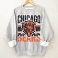 Chicago Football Sweatshirt, Unisex Heavy Blend Crewneck